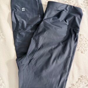 Sweaty Betty Grey 7/8 shine leggings L